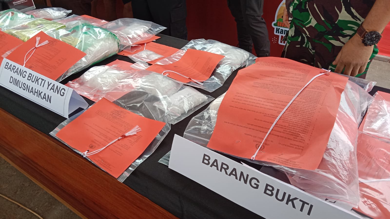 Polres Banjarbaru Musnahkan Barang Bukti 3,85 Kg Sabu-sabu