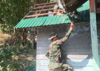 Fasilitas Umum MCK Desa Kalaan Tidak Luput Dari Program TMMD Kodim 1006 Banjar