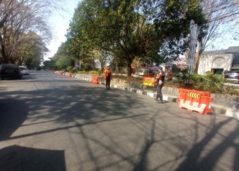 Penampakan Dampak Beleid Larangan Parkir di Jalan Pangeran Suriansyah Banjarbaru