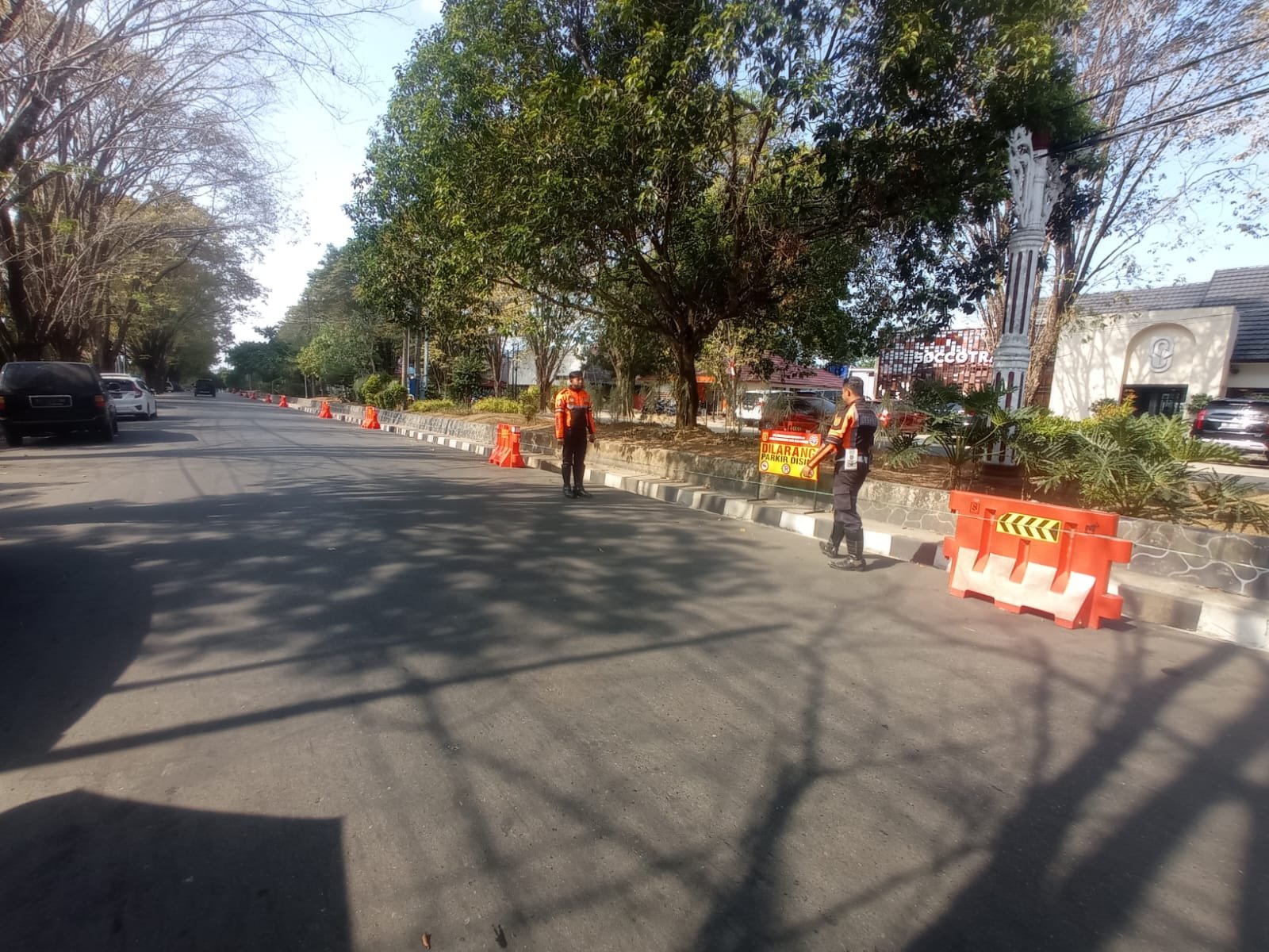 Penampakan Dampak Beleid Larangan Parkir di Jalan Pangeran Suriansyah Banjarbaru