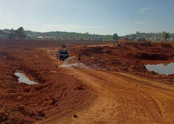 Progres Pembangunan Embung di Cempaka Sudah 32%