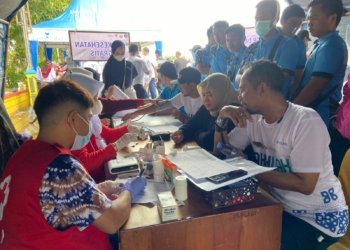 Peringati Harbubnas Dinas Perhubungan Kotabaru adakan pemeriksaan kesehatan gratis