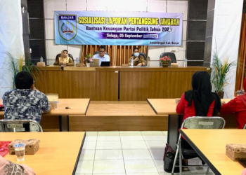Bakesbangpol Kabupaten Banjar Tekankan Laporan Kepada Parpol