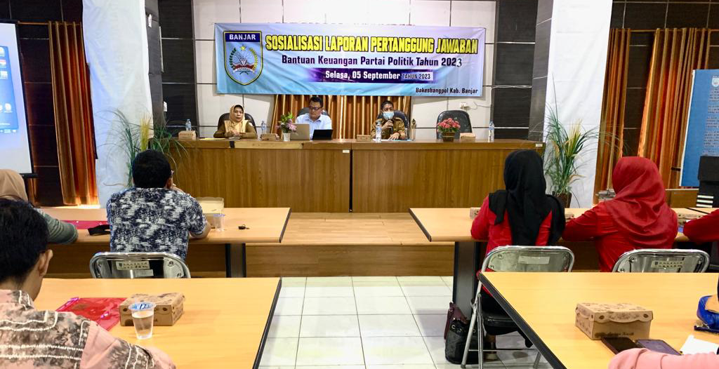 Bakesbangpol Kabupaten Banjar Tekankan Laporan Kepada Parpol
