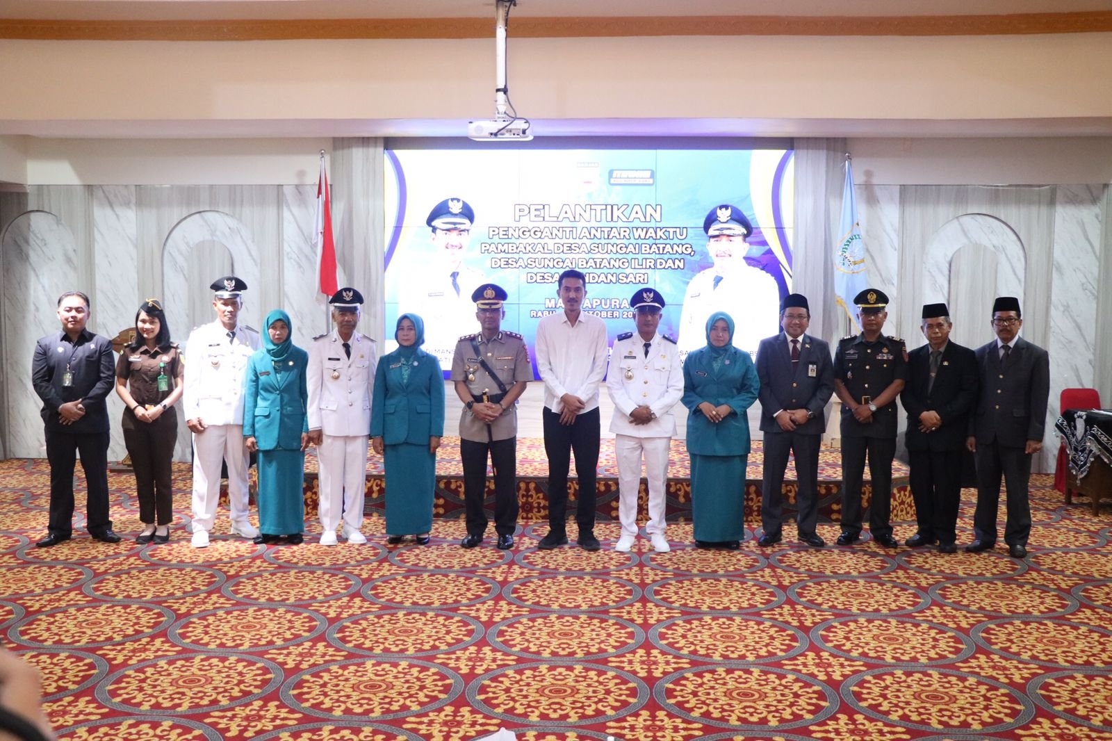 Bupati Kabupaten Banjar Lantik PAW 3 Pembakal