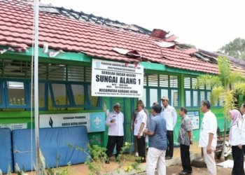 Wakil Bupati Kabupaten Banjar Tinjau Rehabilitas Sekolah
