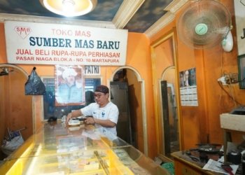 DKUMPP Kabupaten Banjar Lakukan Tera Ulang Kepada Pedagang Emas
