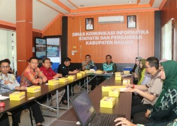 DKISP Kabupaten Banjar Lakukan Evaluasi