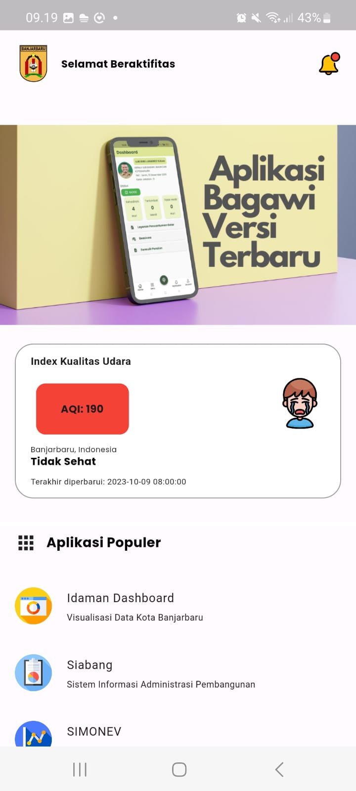 Digitalisasi Sistem Pemerintahan di Banjarbaru Sekarang lebih Terbuka Lewat Aplikasi Ini, Masyarakat Bisa Pantau Sendiri
