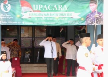 Upacara Hari Santri, Bupati Kabupaten Banjar Tekankan Ini