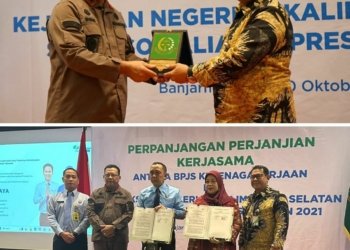 Kejari Banjarbaru MoU Dengan BPJAMSOSTEK