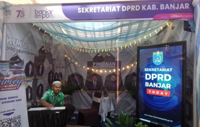 Sekretariat DPRD Kabupaten Banjar Ikut Stand Ekspo 2023