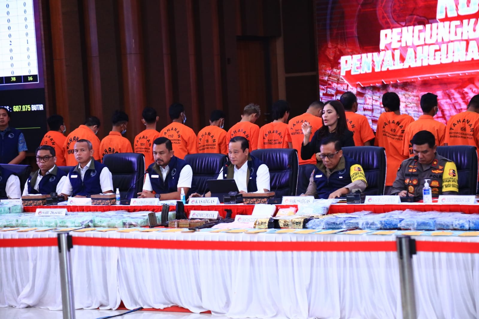 Sebulan Satgas Penanggulangan Narkoba Tangkap Ribuan Tersangka Kasus Peredaran Narkoba
