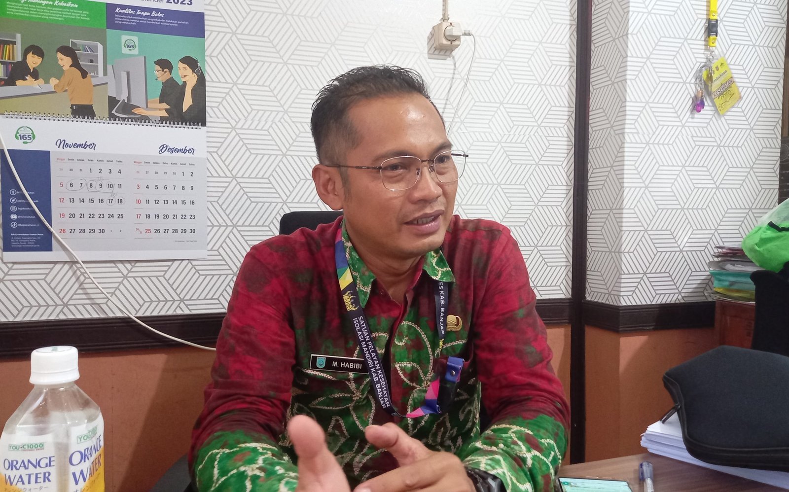 Anggota Barisan Pemadam Kebakaran Bersama Keluarga Di Kabupaten Banjar Akan Dapat BPJS Gratis