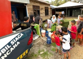 Kekeringan Masih Terjadi Di Kabupaten Banjar, LPBI PCNU Kabupaten Banjar Terus Distribusikan Air Bersih Kepada Warga