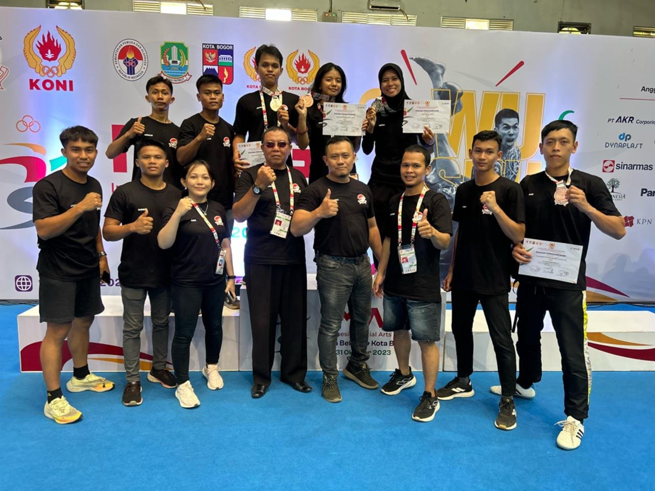 Kontingen Beladiri Wushu Kalsel Bawa Pulang Medali Perak dan Perunggu