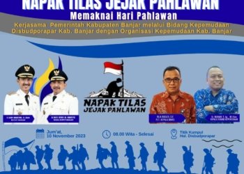 Bidang Kepemudaan Disbudporapar Kabupaten Banjar Akan Gelar Napak Tilas Jejak Pahlawan