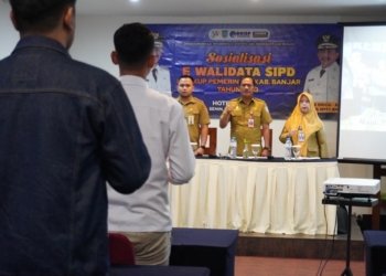 DKISP Kabupaten Banjar Gelar Sosialisasi E Walidata Sistem Informasi Pembangunan Daerah