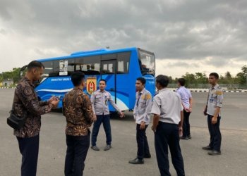 Baru! Uji Coba Bus Angkutan Perkotaan Banjarbaru