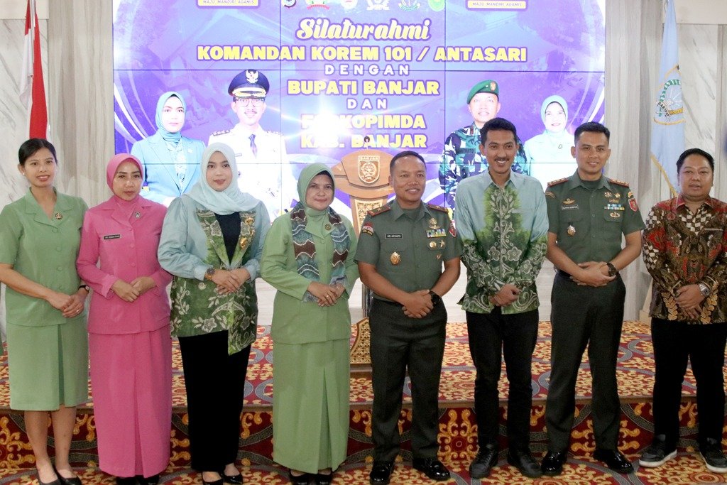 Danrem 101/ Antasari Kunjungan Ke Kabupaten Banjar