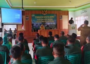 Dandim 1006/Banjar Membuka Kegiatan Pengelolaan Lingkungan Sungai, Jalan Dan Bank Sampah