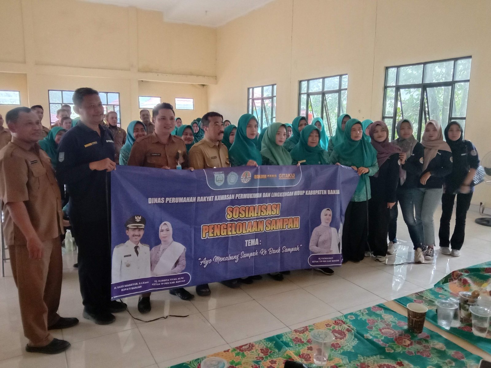 Warga Paramasan Diajak Pilah Sampah Oleh DPRKPLH Kabupaten Banjar