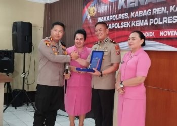 Sertijab di Polres Minut, Banyak Pejabat Berganti