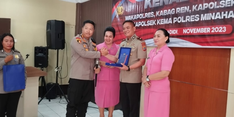 Sertijab di Polres Minut, Banyak Pejabat Berganti