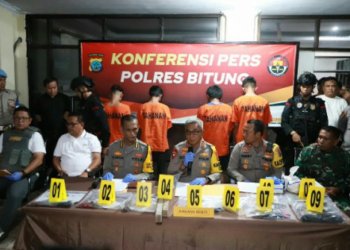 Buntut Bentrok Dua Ormas Besar di Bitung, 9 Tersangka Sudah Diamankan Polisi