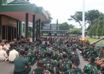 Dandim 1006 Banjar Ingatkan Prajurit, PNS Jaga Netralitas TNI Dan Jauhi Narkoba 