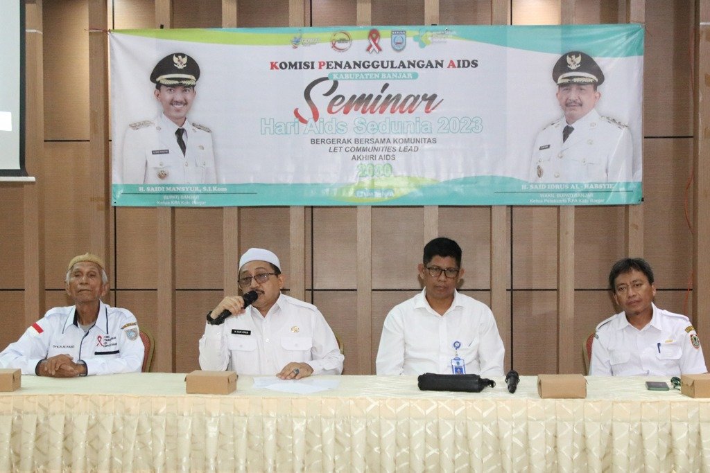 Wakil Bupati Kabupaten Banjar Buka Seminar Hari AIDS Sedunia