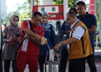 Jelang Natura, DKUMPP Kabupaten Banjar Lakukan Tera Ulang Di SPBU