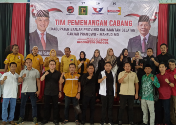 Tim Pemenangan Ganjar Pranowo – Mahfud MD Kabupaten Banjar Gelar Rapat Koordinasi Pemenangan