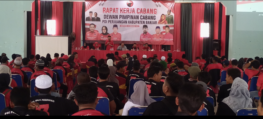 DPC PDI Perjuangan Kabupaten Banjar Rapat Kerja, Ini Targetnya?
