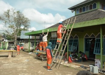 Bakti Sosial, PDKB UID Kalselteng Bantu Renovasi Musala Bersejarah