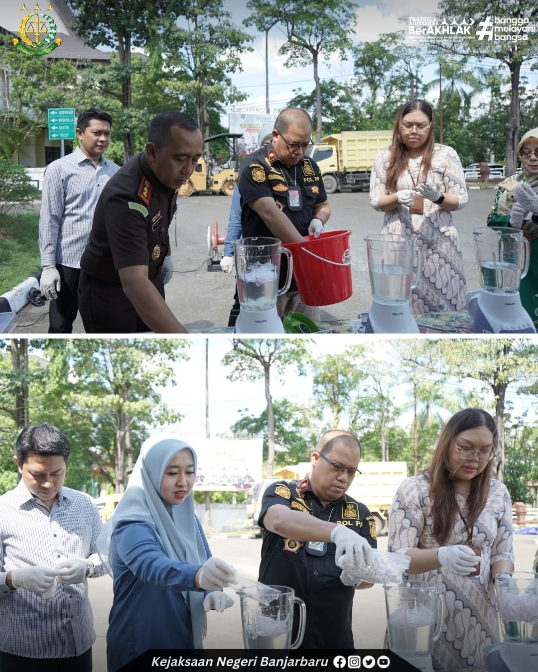 Ribuan Butir dan Ratusan Gram Narkotika Dimusnahkan