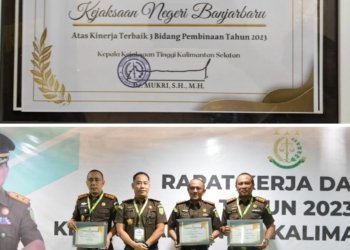Penghujung Tahun Kejari Banjarbaru Raih 3 Penghargaan, Apa Saja?