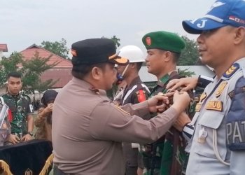 Polres Banjarbaru Siagakan Ratusan Personel Gabungan Jelang Nataru