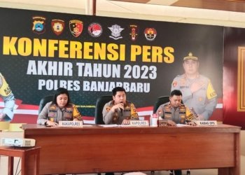 Polres Banjarbaru Ungkap 507 Kasus di Tahun 2023
