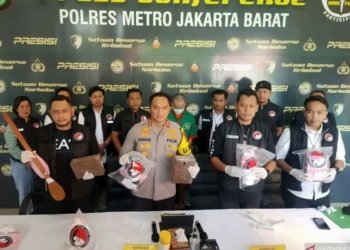 Polisi Bongkar Pabrik Narkoba di Cengkareng