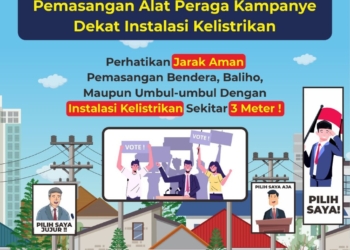 PLN Imbau Jangan Pasang APK di Tiang dan Kabel Jaringan Listrik