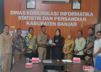 Kepala Bidang IKP DKISP Kabupaten Banjar Terima Kunjungan DPRD Kabupaten HSS