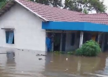 Warga Liang Anggang Kebanjiran, Ditengarai Dampak Bangunan Pondasi Baru Milik Yayasan Pondok Pesantren Ini