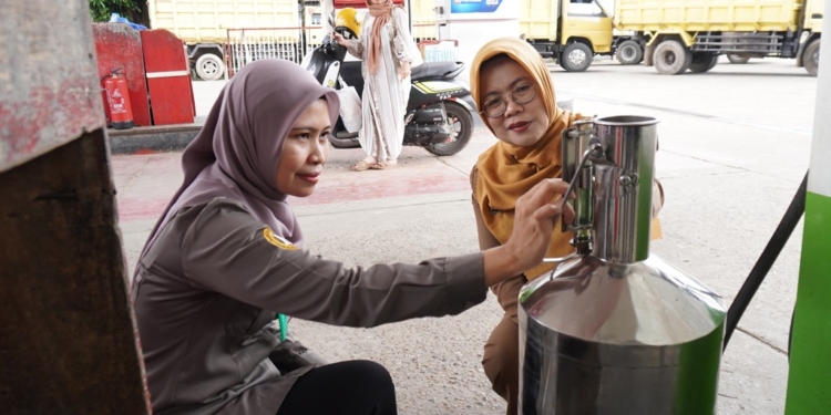 DKUMPP Kabupaten Banjar Lakukan Tera Ulang 2 SPBU Di Kabupaten Banjar