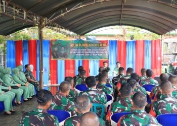 Kodim 1006 Banjar Kunjungi Koramil Aluh Aluh