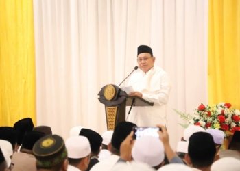 Sholat Hajad dan Isra Mi’raj di Kantor Baru Pemkab Kotabaru, Habib Riduan Ingatkan Masyarakat Baca Istigfar Ini 70 Kali Setiap Pagi dan Sore