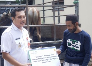 Pemko Banjarbaru Berikan Bantuan Satu Ekor Sapi ke Relawan Haul ke 19 Guru Sekumpul