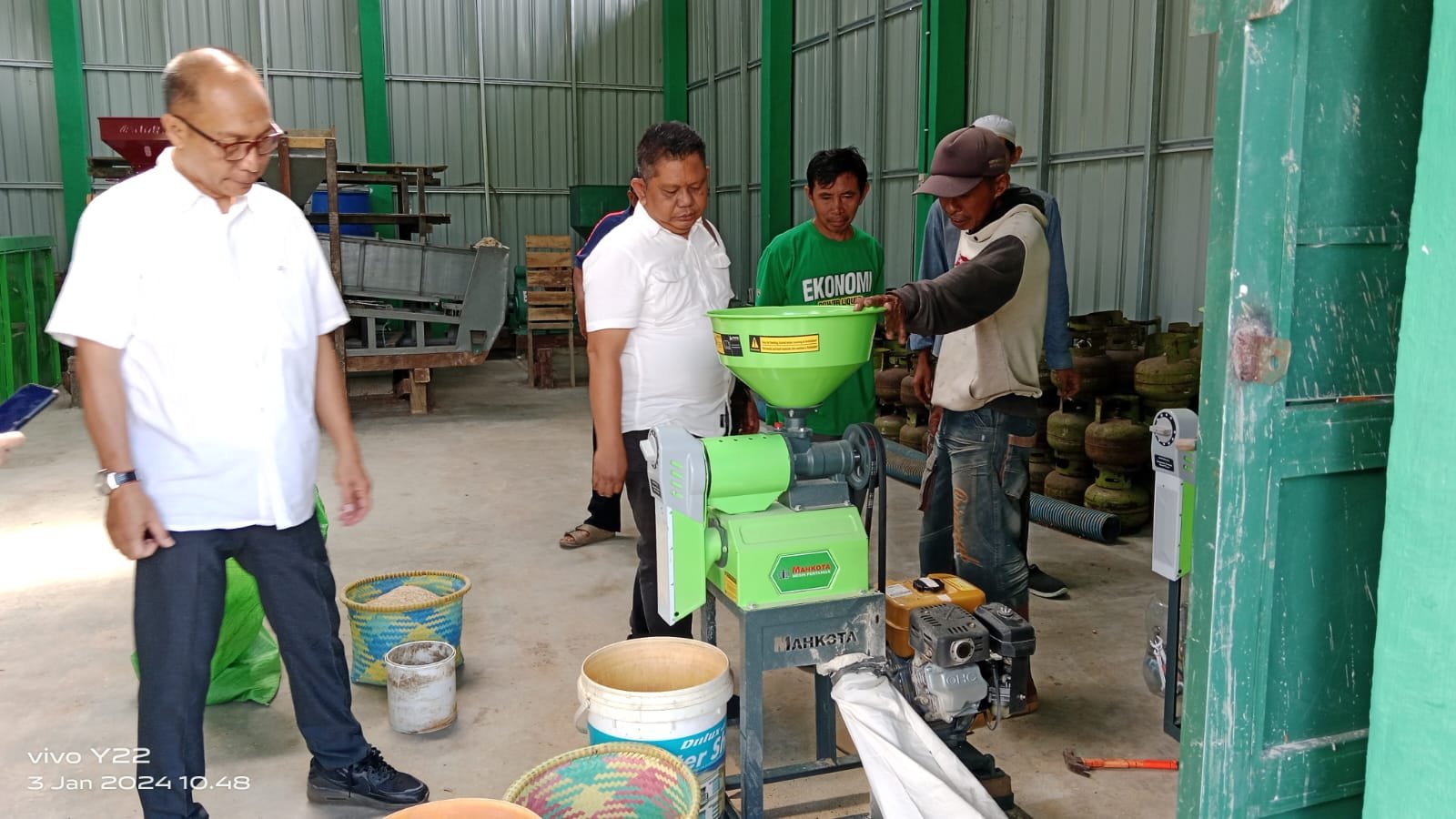 Awal Tahun, DKPP Kabupaten Banjar Lakukan Monitoring Lumbung Pangan