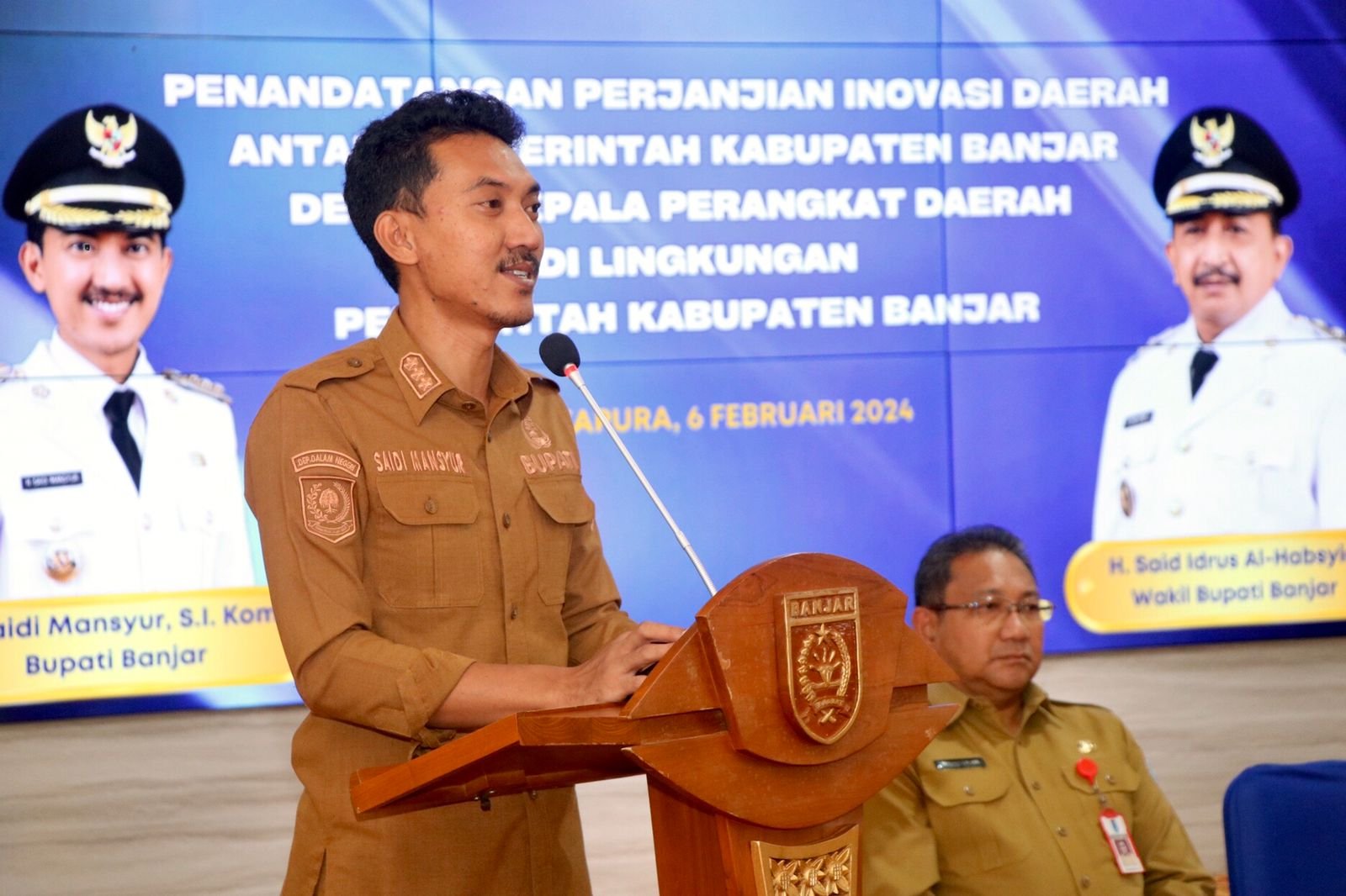 Penandatanganan Komitmen Inovasi, Salah Satu Cara Tingkatkan Inovasi Di Kabupaten Banjar