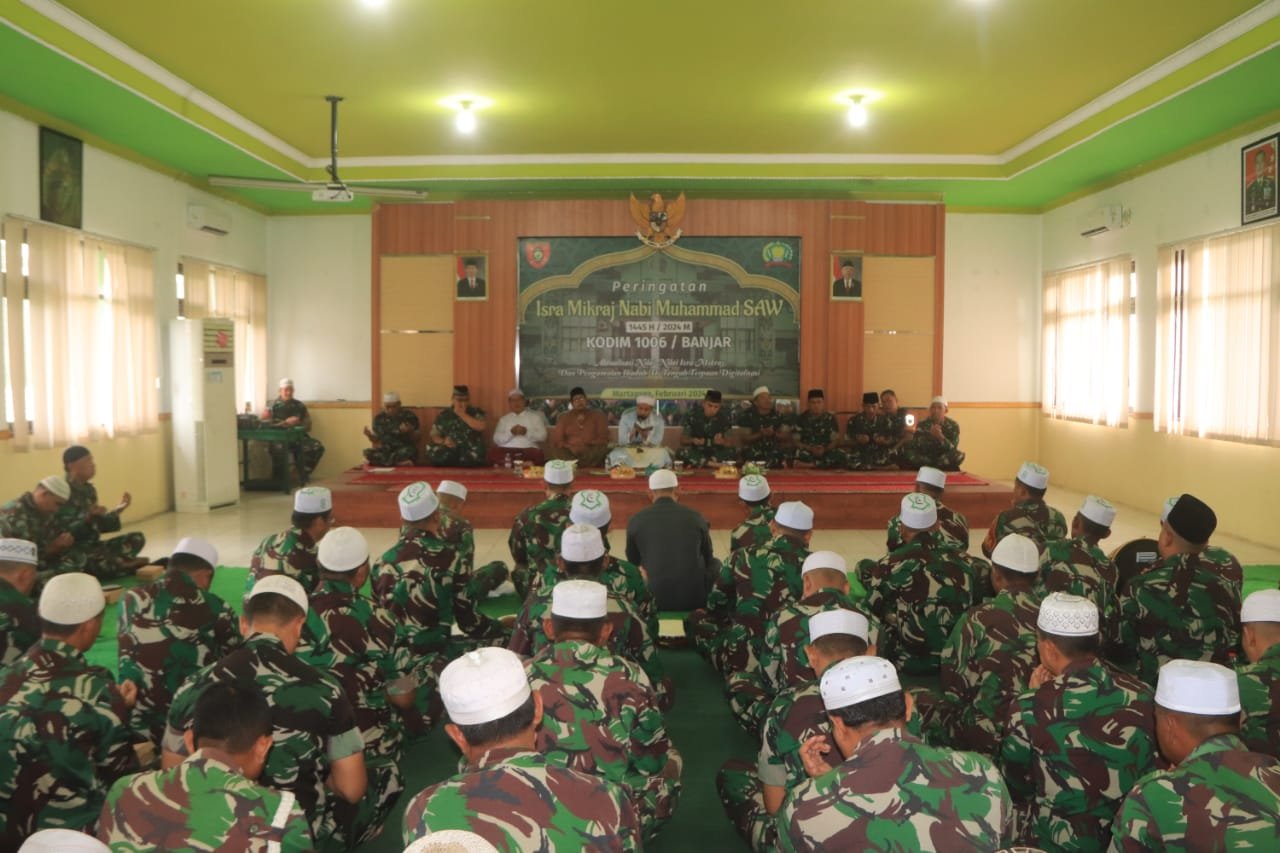 Habib Ali Sajjad Assegaf Sampaikan Ini Kepada Prajurit Kodim Banjar